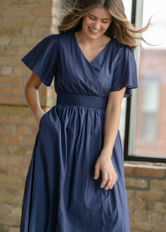 Montie Flutter Sleeve Maxi Dress - FINAL SALE