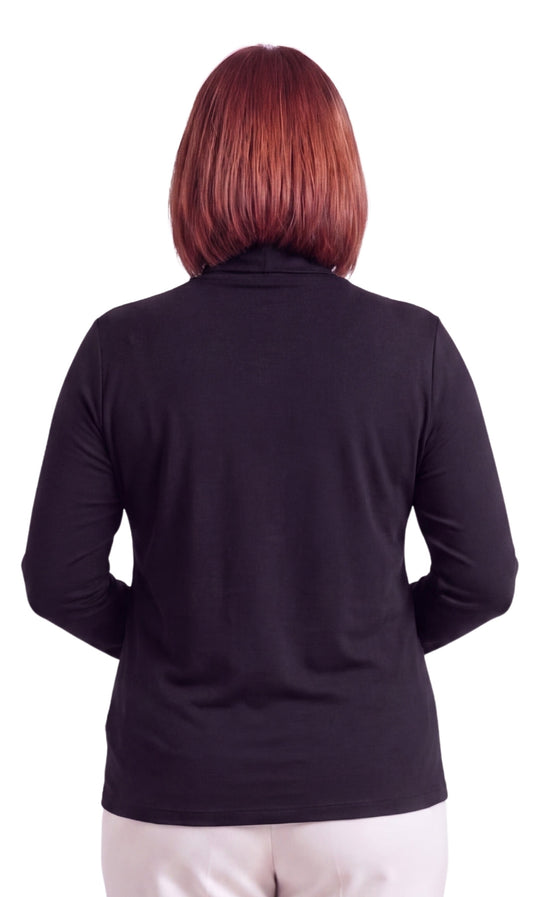 Women's Relaxed fit Long Sleeved Turtleneck Top
