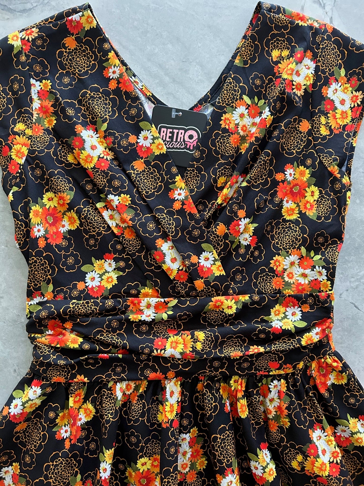 Vintage Floral Greta Dress - XS only, 1 left!