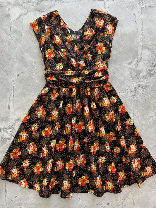 Vintage Floral Greta Dress - XS only, 1 left!
