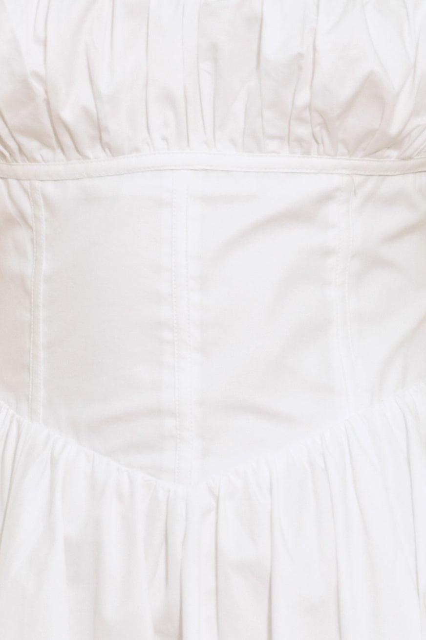 SWEETHEART SERENADE WOVEN MIDI DRESS