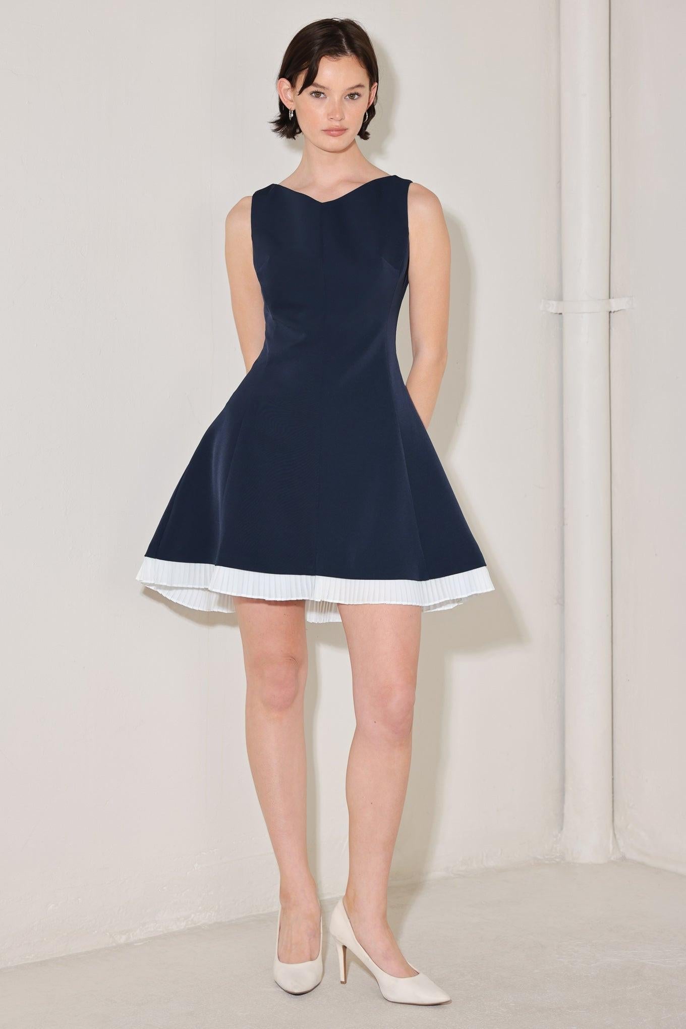 SWEET ESCAPE WOVEN MINI DRESS