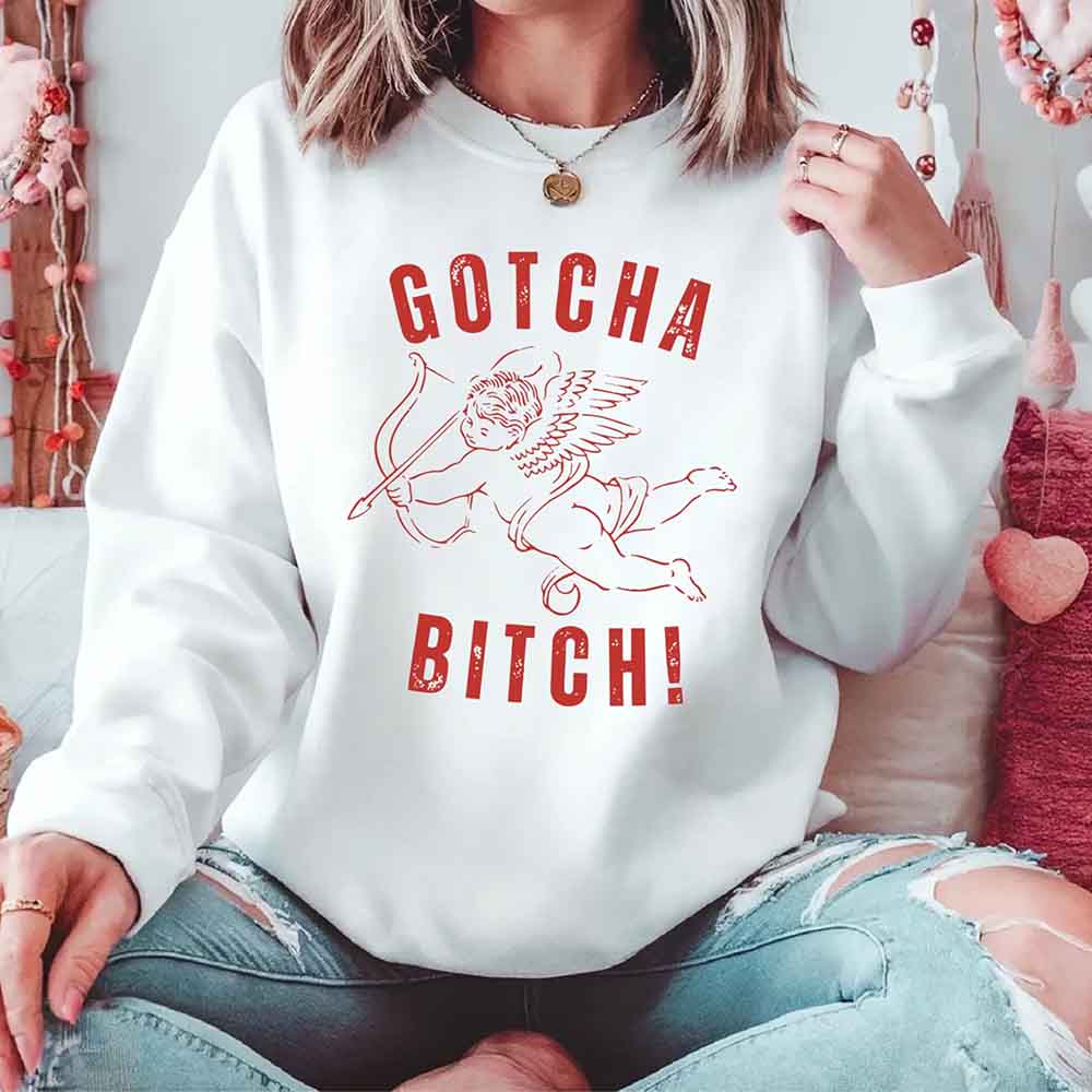 Valentine Sweatshirt - Funny Valentine's Day Sweater