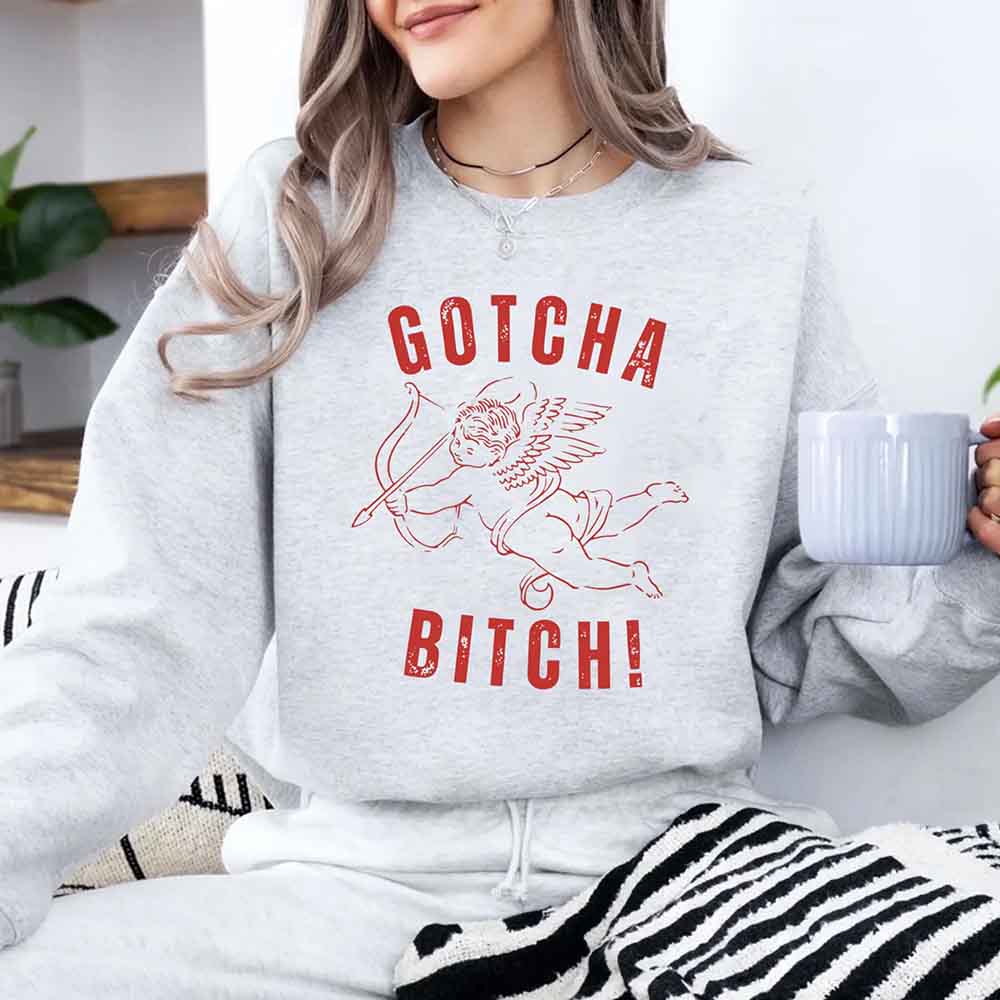 Valentine Sweatshirt - Funny Valentine's Day Sweater