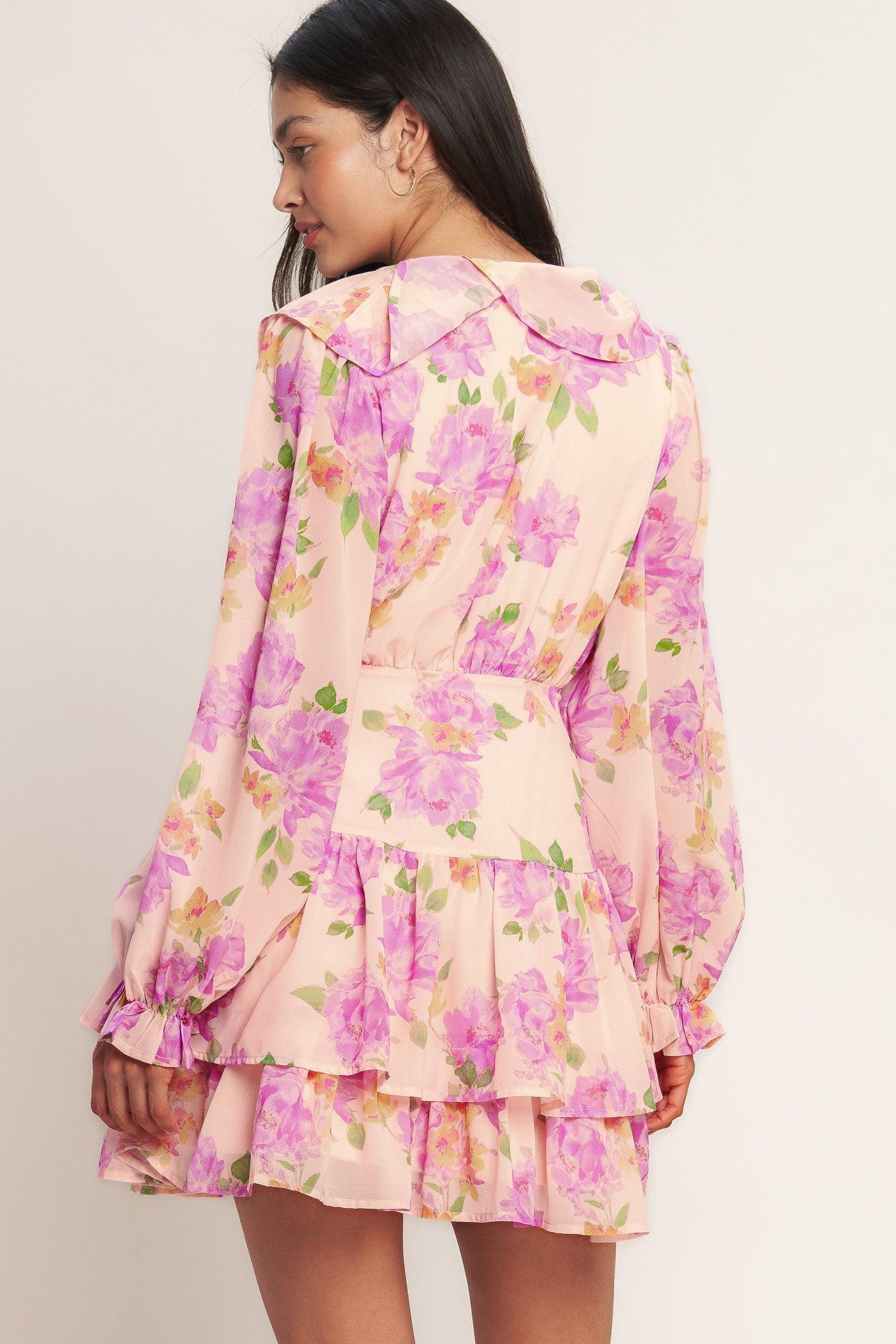 SWEET SERENDIPITY WOVEN MINI DRESS