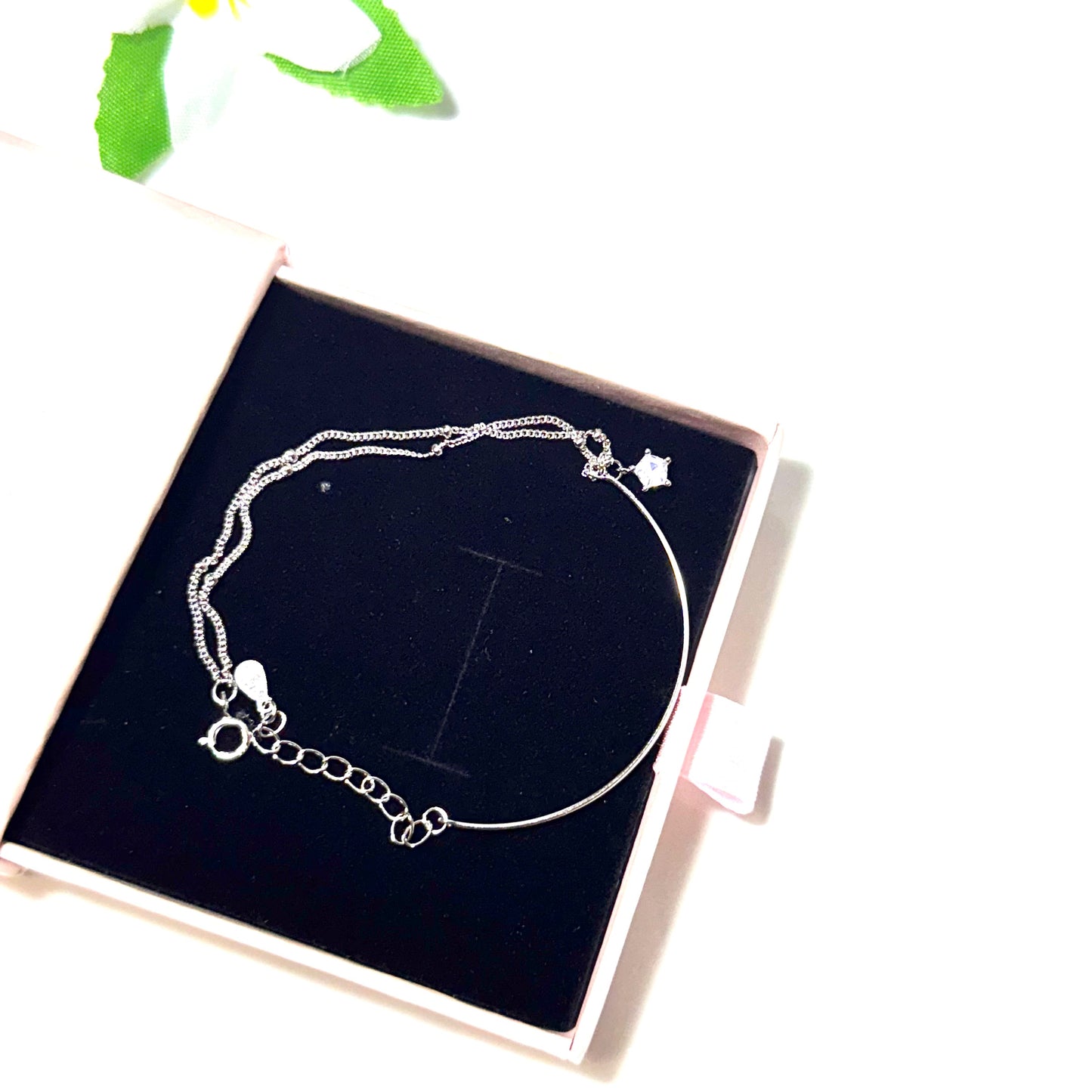 S925 Silver Bangled Bracelet – Elegant S925 Bangle & Double Silver Bracelet