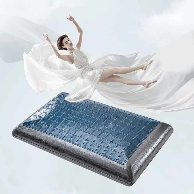DecorBites Bamboo Charcoal Memory Foam Cooling Pillow with Pillowcase