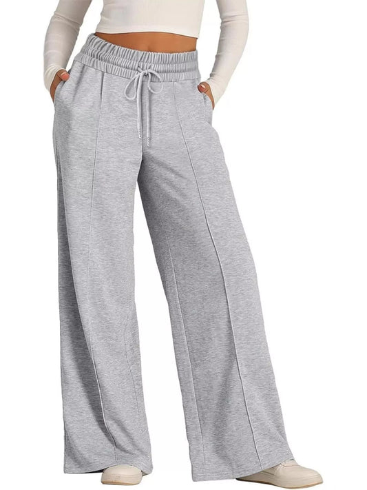 Wide Leg Drawstring Pants