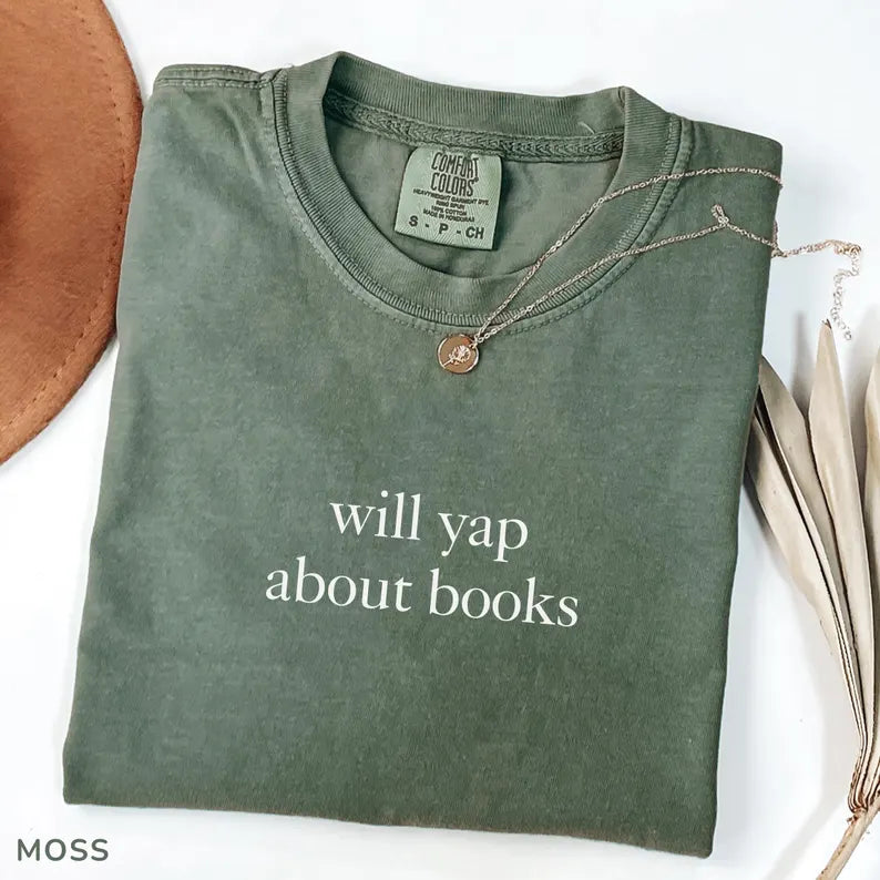 Will Yap About Books - T-Shirt