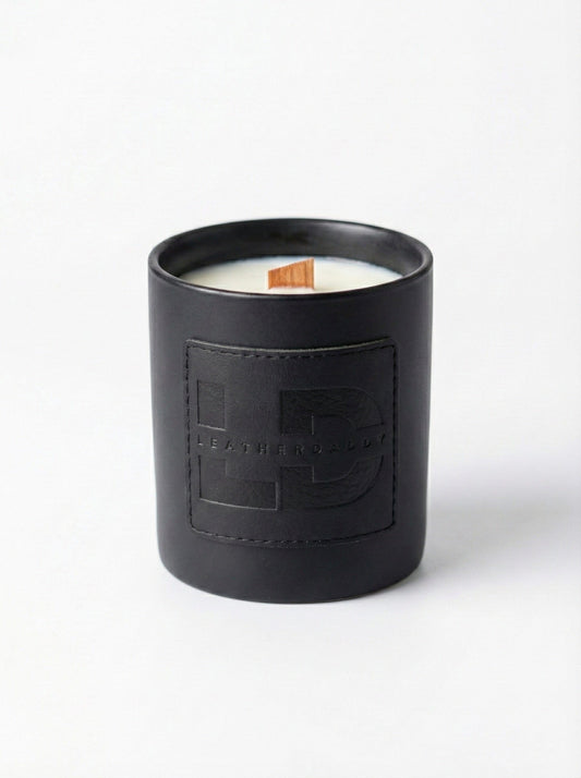 Hand-Poured Soy Wax Candle - Signature LeatherDaddy Fragrance