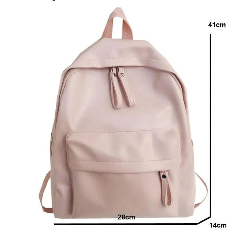 Luxury Women's Backpack Leather School Bag