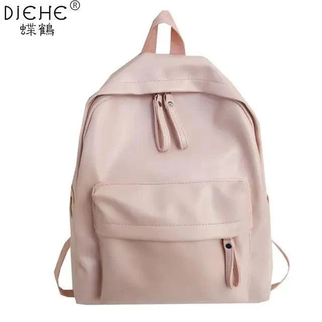 Luxury Women's Backpack Leather School Bag