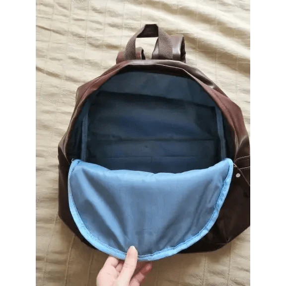 Luxury Women's Backpack Leather School Bag