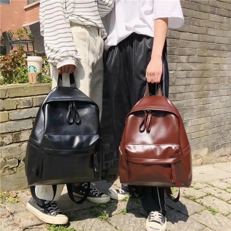 Luxury Women's Backpack Leather School Bag