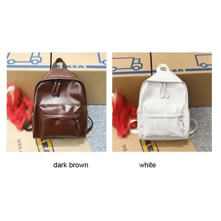 Luxury Women's Backpack Leather School Bag