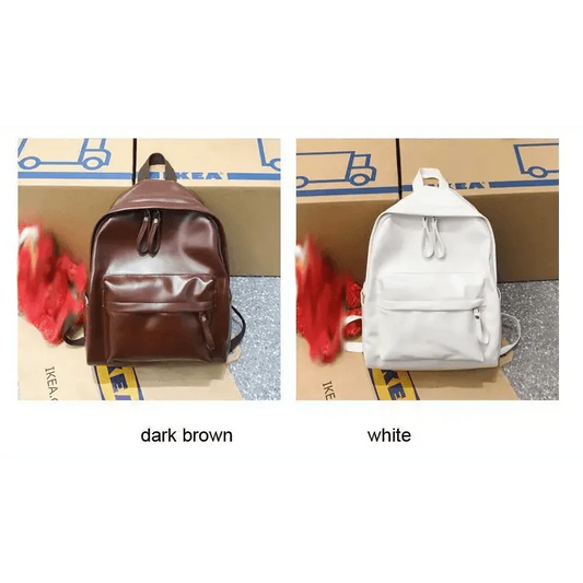 Luxury Women's Backpack Leather School Bag