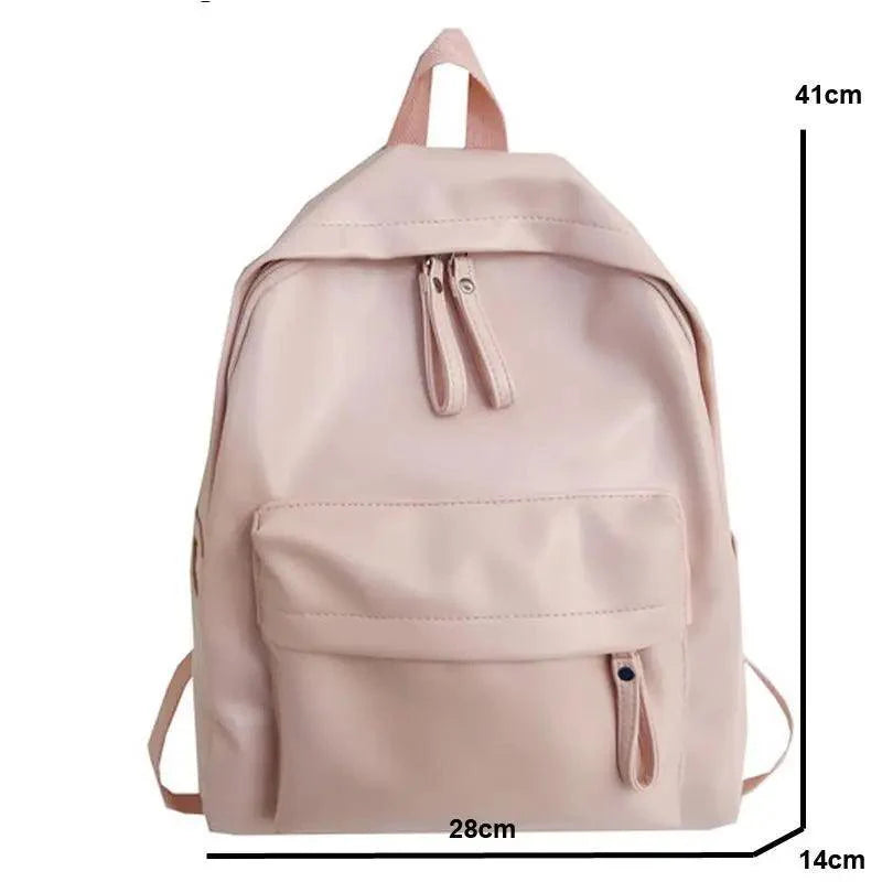 Luxury Women's Backpack Leather School Bag