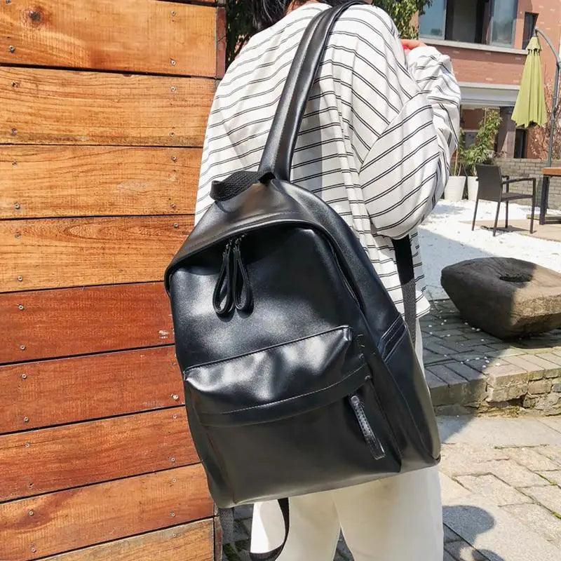 Luxury Women's Backpack Leather School Bag
