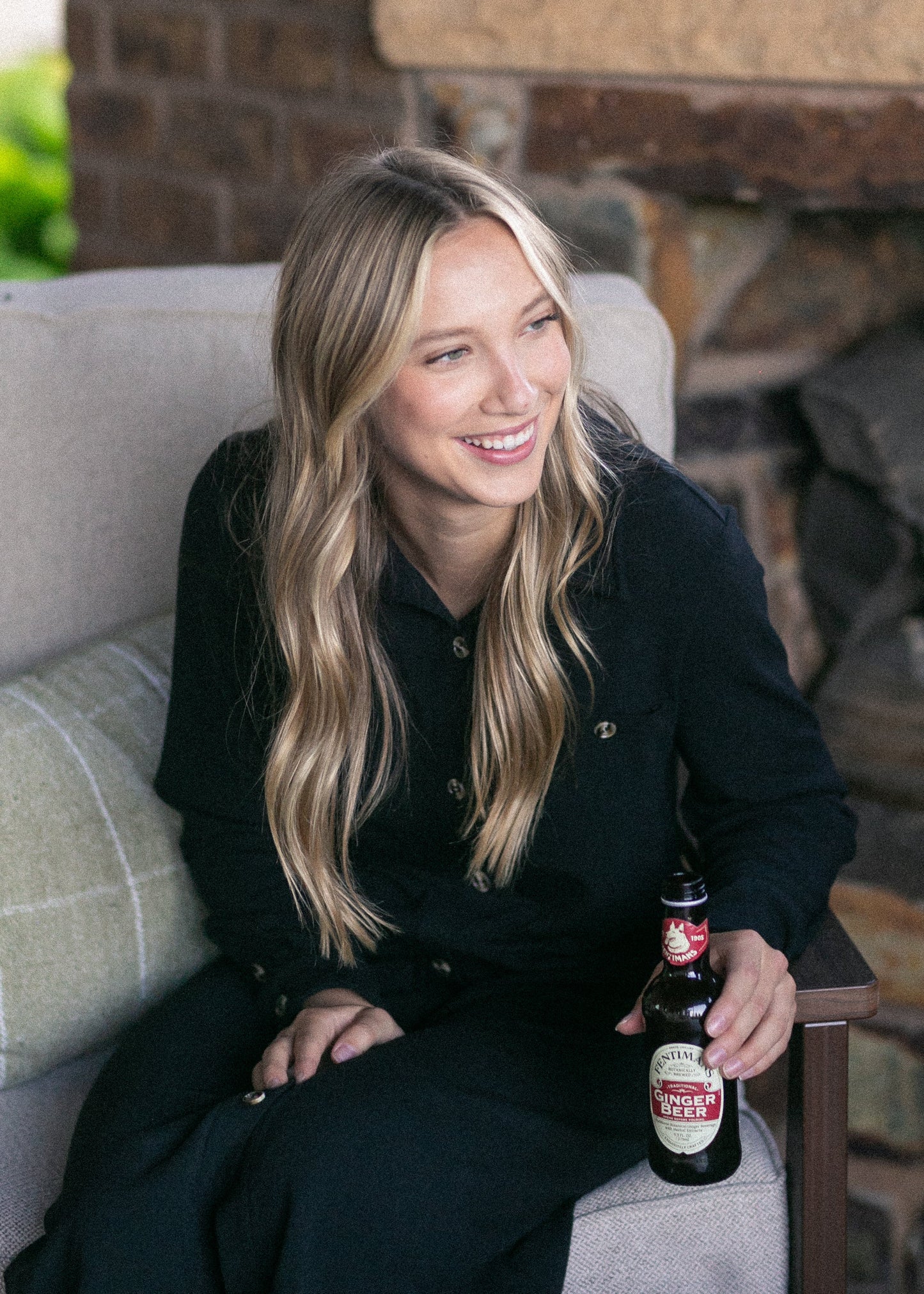 Teagan Black Ultra Soft Shirt Dress - FINAL SALE